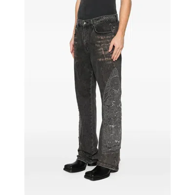 Who Decides War Mechanic Straight Jeans In Black