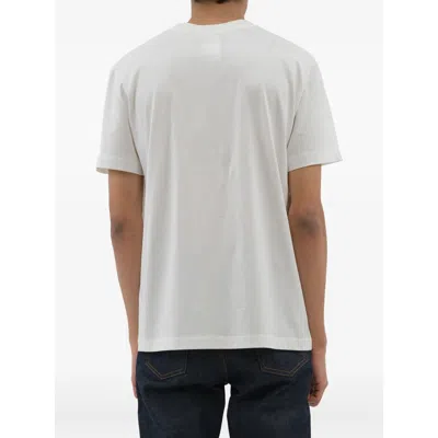 Apc White Logo T-shirt In White