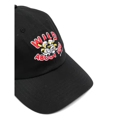 Kenzo Tiger-embroidery Cap In Black