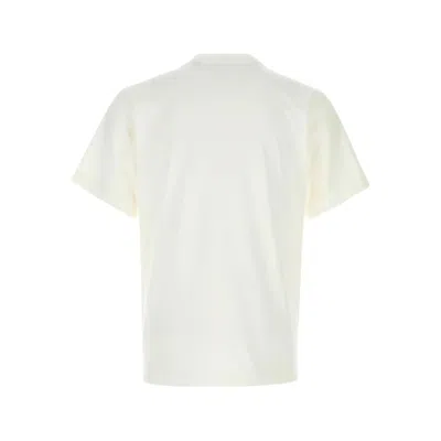 Burberry Cotton T Shirt Featuring Front Logo Print In White