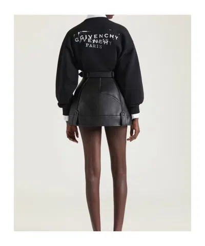 Givenchy Sweatshirt Featuring Signature Brand Stamp Crewneck In Black