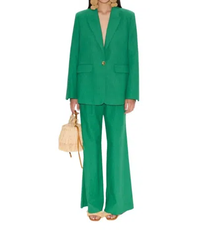 Simon Miller Bloo Linen Pants In Amazon Green In Green