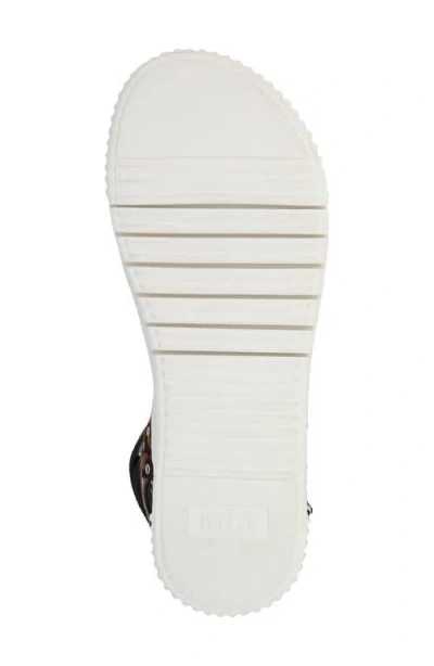 Mia Evelin Ankle Strap Platform Sandal In Multi