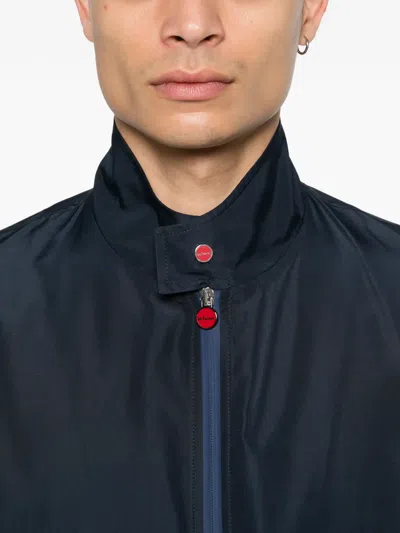 Kiton Blue Jacket In Blue