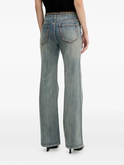 Miss Sixty Lacing Trim Jeans In Multi