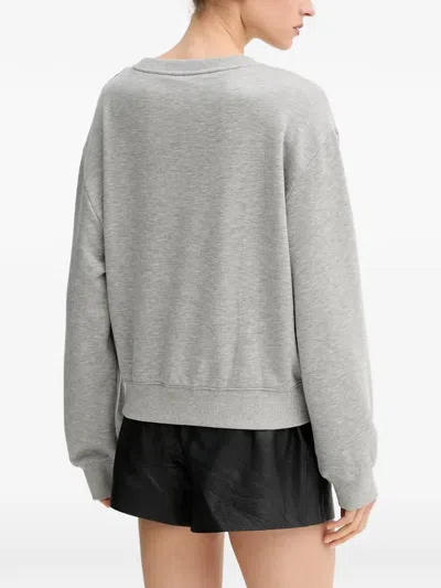 Miss Sixty Graphic Print Sweatshirt In Gray