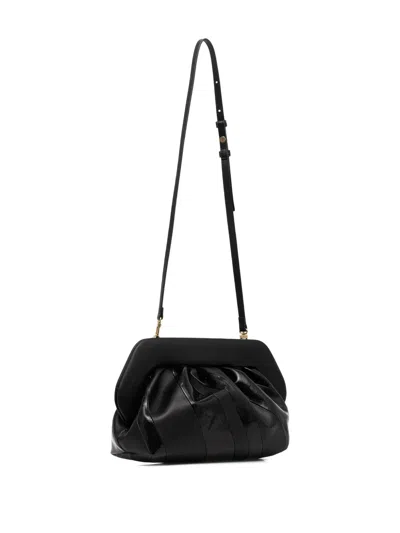 Themoirè Ruched Clutch Bag In Pink