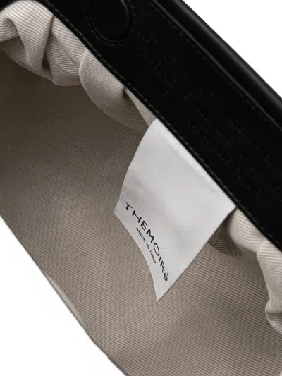 Themoirè Ruched Clutch Bag In Pink