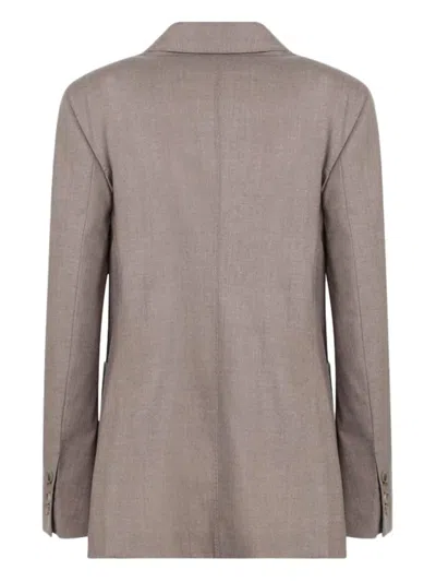 贴袋双排扣西装夹克