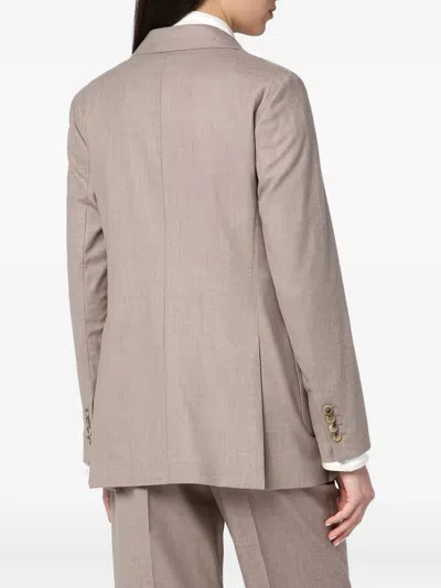 贴袋双排扣西装夹克