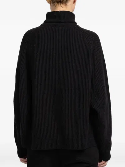 Dušan Roll-neck Ribbed Sweater In Multi