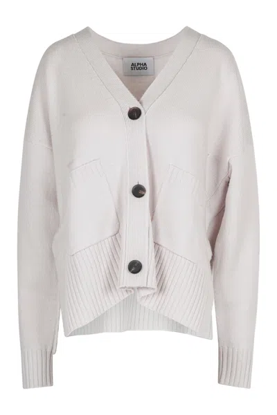 Alpha Studio - Maglia - 461209 - Avena In Neutral