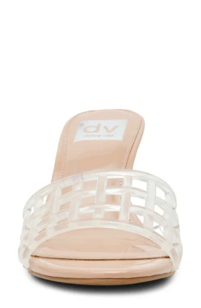 Dolce Vita Dv By  Cristoff Caged Slide Sandal In Transparent