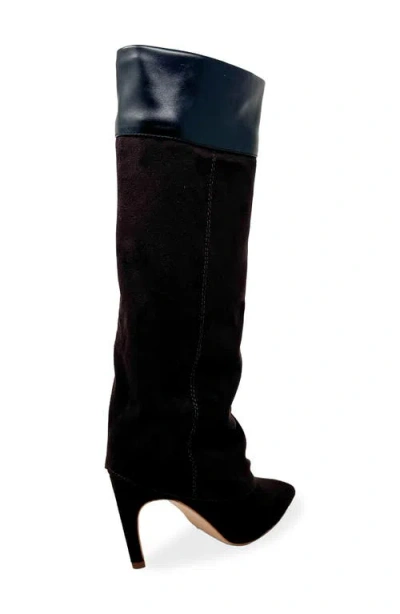 Chase & Chloe Chase And Chloe Slouch Boot In Brown