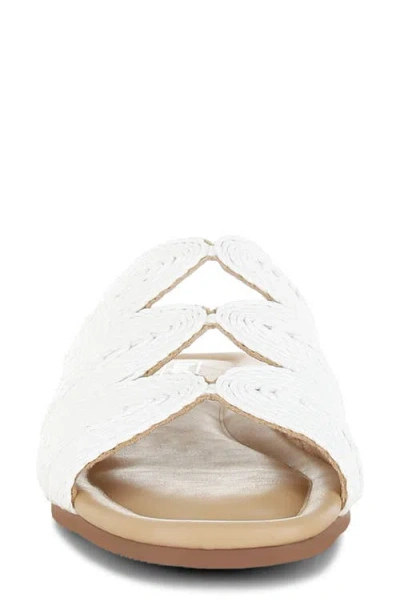 Rag & Co Daisy Doe Slide Sandal In White