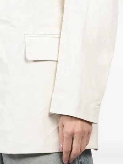 Isabel Benenato Single-button Pocket Blazer In Animal Print