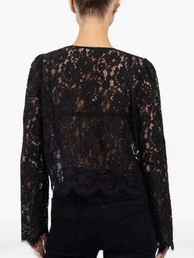 Frame Lace Buttoned Shirt In Multi