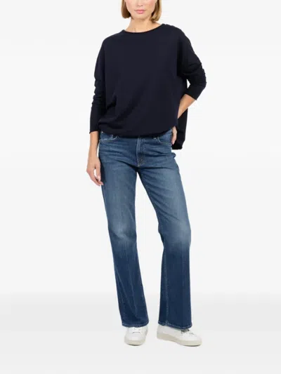 Mother Five-pocket Denim In Blue