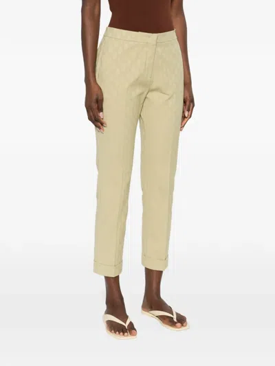 Etro Patterned Trousers In Neutral