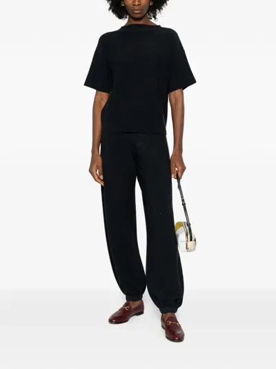 Fabiana Filippi Wool And Cotton Sweater In Blue