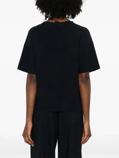 Fabiana Filippi Wool And Cotton Sweater In Blue