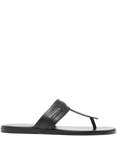 Tom Ford Flat Sandals Open Toe Single Strap In Black
