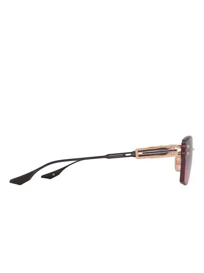 Dita Eyewear Gradient Geometric-frame Sunglasses In Multi