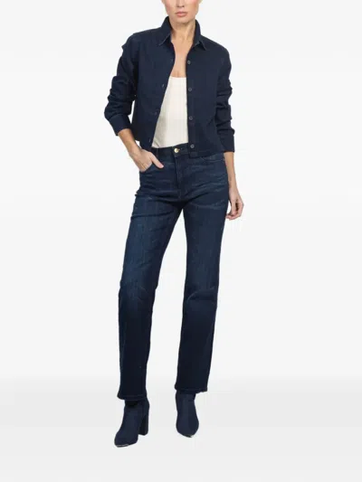 Dl1961 Buttoned Jacket In Blue