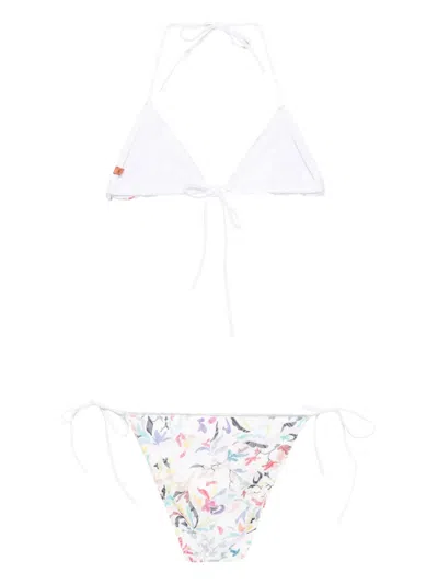 Missoni Triangle Bikini Swimsuit In Multi