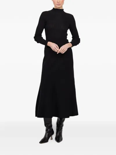 Simkhai A-line Midi Skirt In Black