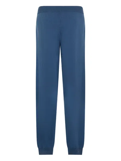 Malo Drawstring Trousers In Blue