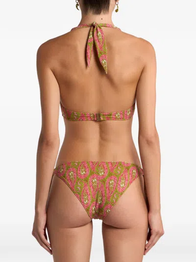 Etro Paisley-pattern Bikini In Multi