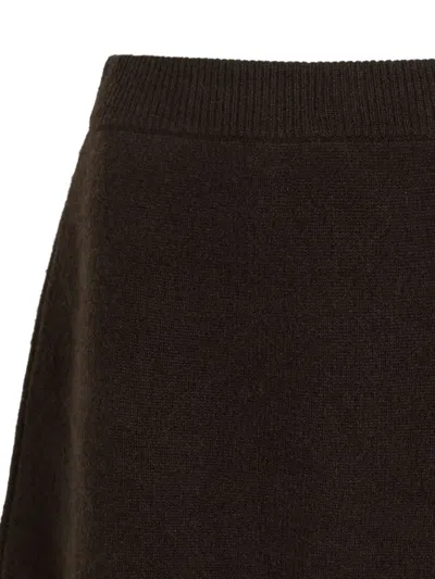 Lisa Yang Clare Cashmere Mini Skirt In Brown