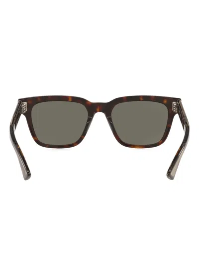 Saint Laurent Tortoiseshell Square Sunglasses In Brown