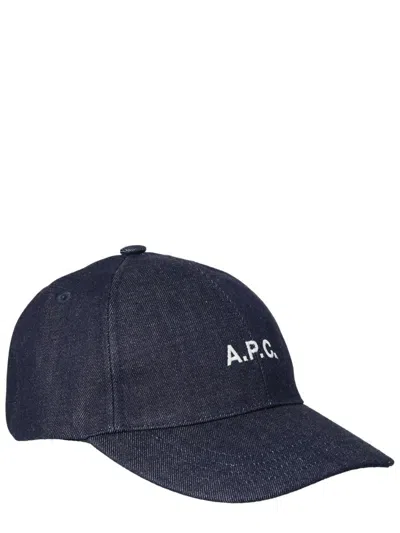 Apc A. P.c. Baseball Cap With Logo In Blue
