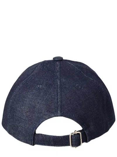 Apc A. P.c. Baseball Cap With Logo In Blue