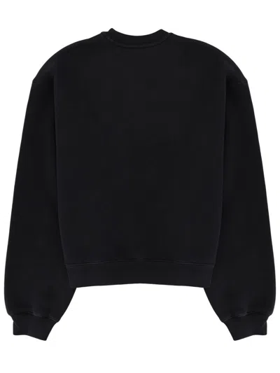 Alexander Wang T T By Alexander Wang Sweatshirt With Logo In Black