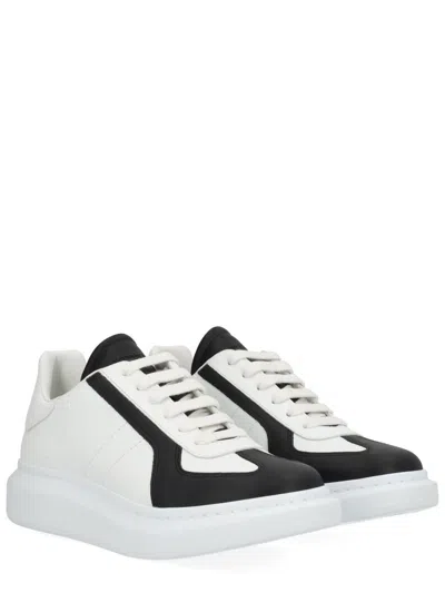 Alexander Mcqueen Contrast-panel Sneakers In White