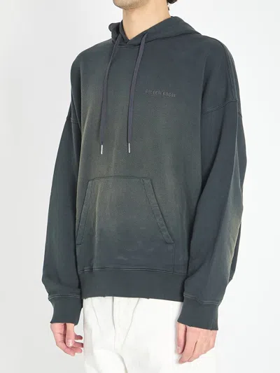 Golden Goose Deluxe Brand Bleached Effect Drawstring Hoodie In Gray