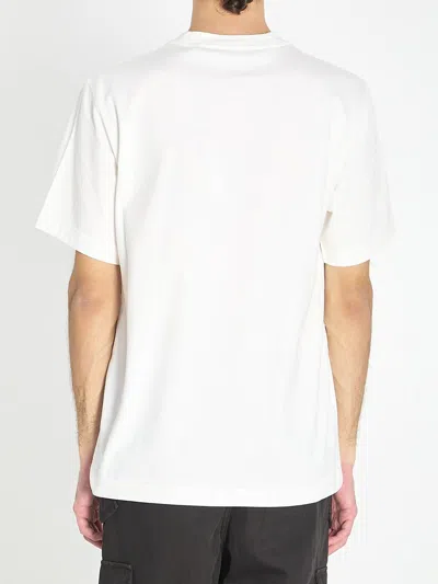 Burberry Cotton T Shirt Featuring Front Logo Print In White