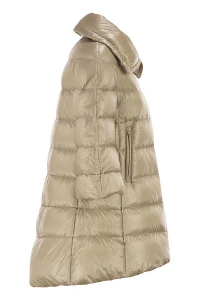 Herno Cleofe Coat In Brown