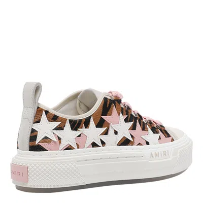 Amiri Court Low Zebra-print Sneakers In Multi