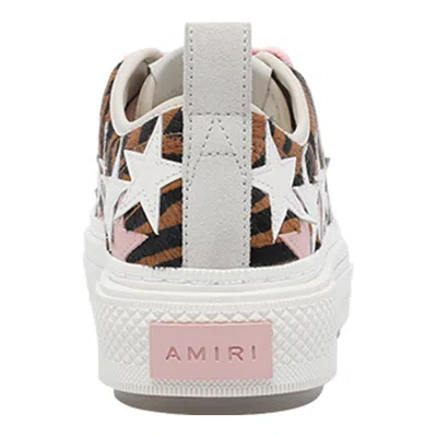 Amiri Court Low Zebra-print Sneakers In Multi