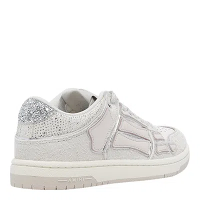 Amiri Glitter Skell Low-top Sneakers In White
