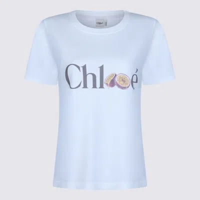 Chloé T-shirt E Polo Bianco In White