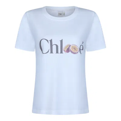 Chloé T-shirt E Polo Bianco In White
