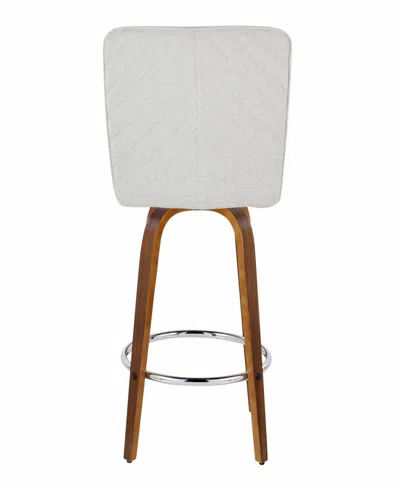 Lumisource Fabric Henry Contemporary Fixed-height Counter Stool, Set Of 2