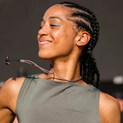 Loop Link Connector Cord For  Earplugs Magnetic Safety Cord In Purple