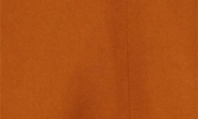 Victoria Beckham Womens Draped Sleeve Satin Top Bronze In Orange