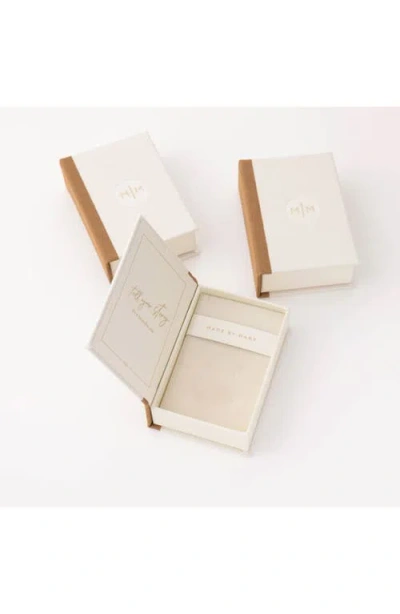 Made By Mary Toi Et Moi Necklace In Silver